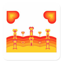 Heart-Scape Sticker