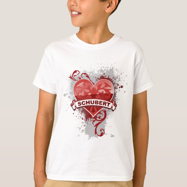Heart Schubert T-Shirt (Front)