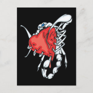 Heart Scorpion Postcard