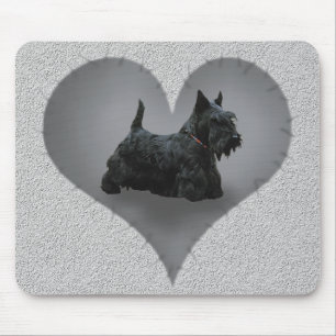 Heart Scottie Mouse Pad