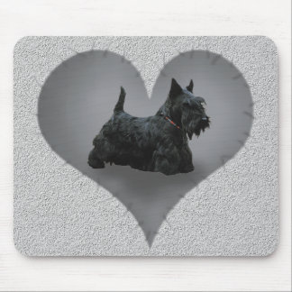 Heart Scottie Mouse Pad