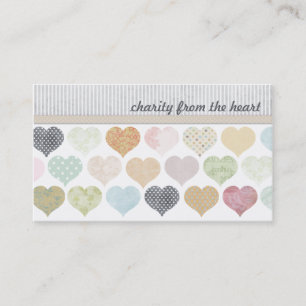 Heart Scraps Business Cards