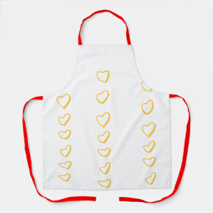 Heart Scroll Apron