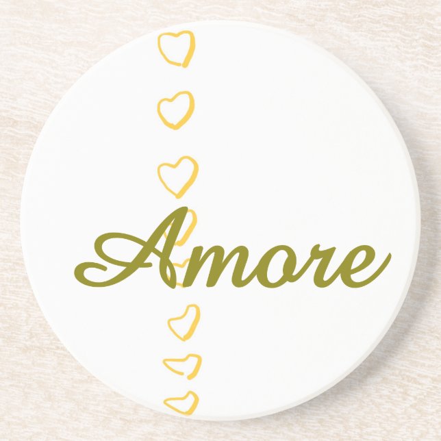 Heart Scroll  Coaster (Front)