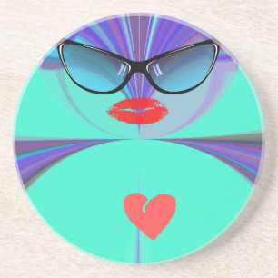 Heart Selfie Coaster