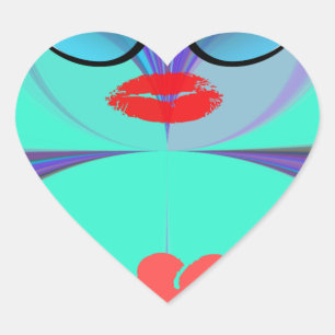 Heart Selfie Sticker