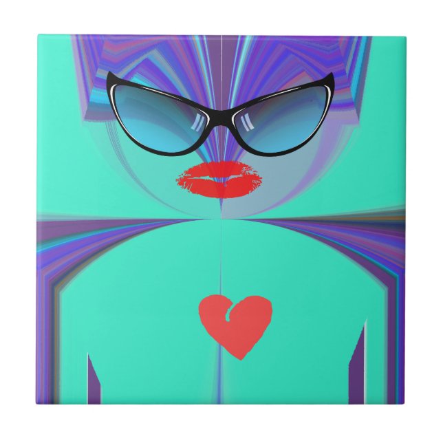 Heart Selfie Tile (Front)