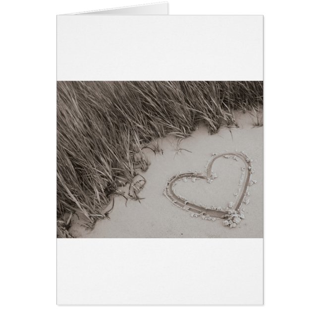 Heart Sepia Image (Front)