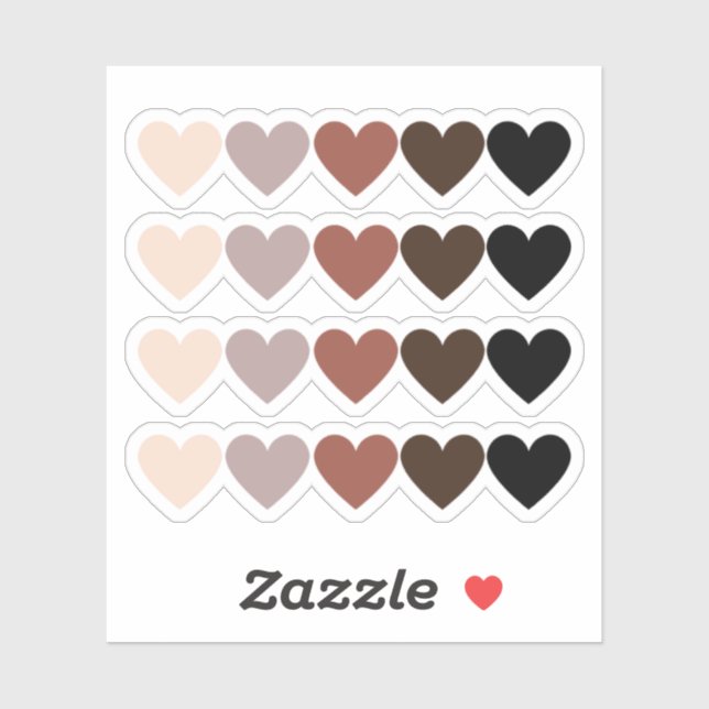 Heart Shades Sticker, BLM Stickers Phone (Sheet)