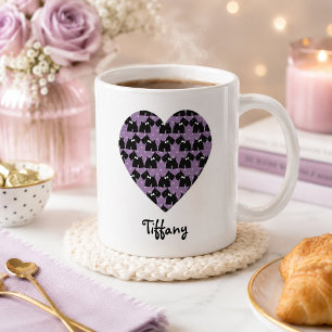 Heart shape Cute Terrier Coffee Mug