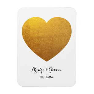 Heart Shape Photo Personalised Wedding Anniversary Magnet