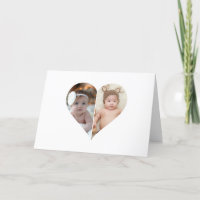 Heart Shaped 2 Photo Collage Poster