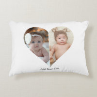 Heart Shaped 2 Photo Collage Poster