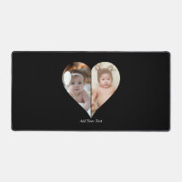 Heart Shaped 2 Photo Collage Poster