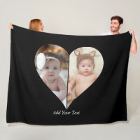 Heart Shaped 2 Photo Collage Poster