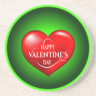 Heart Shaped 3d Red Love Symbol-50420 Coaster
