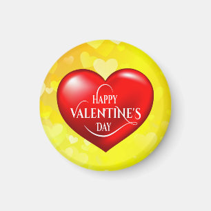 Heart Shaped 3d Red Love Symbol-50420 Magnet