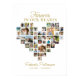 Heart Shaped 48 Photo Collage Funeral Welcome 