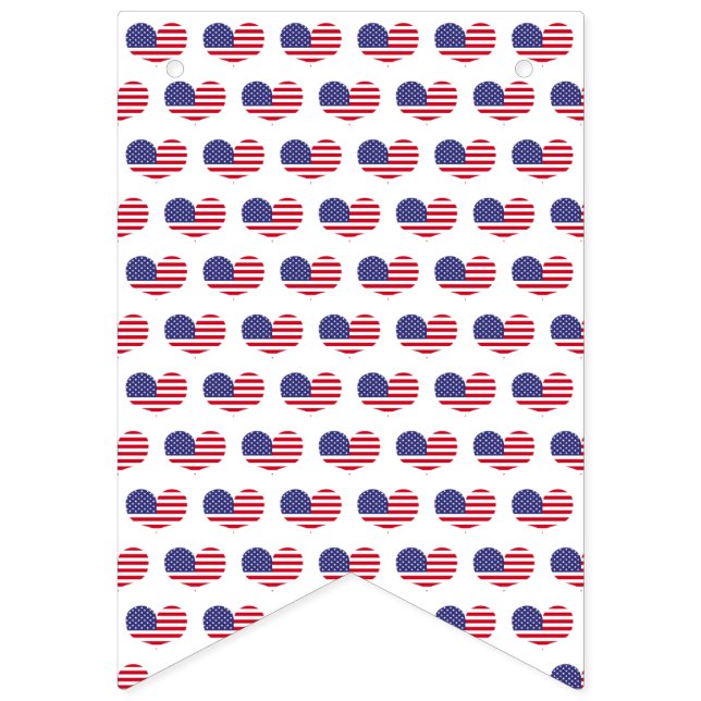 Heart Shaped American Flag Print | 4th of July (First Flag)