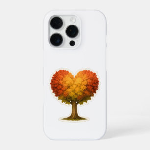 Heart Shaped Autumn Tree iPhone 16 Pro Case