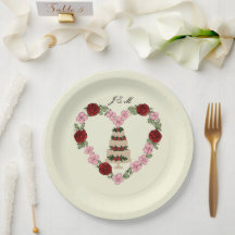 Heart-shaped Cream Cake Decoration