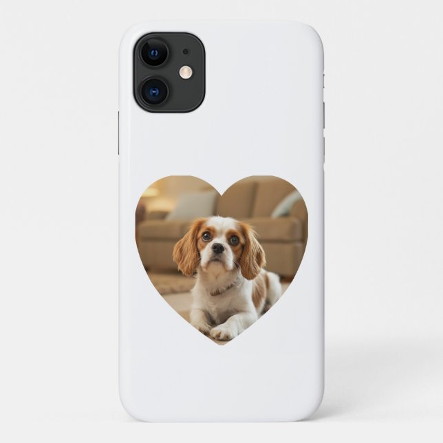 Heart-Shaped Dog Design  Case-Mate iPhone Case (Back)