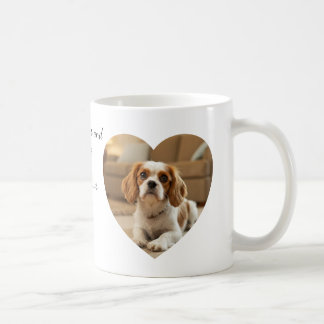 Heart-Shaped Dog Design – “Happiness on Four Paws” Coffee Mug
