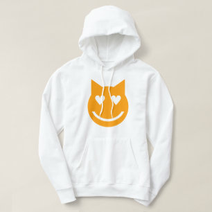 Heart Shaped Eyes Emoji Hoodie