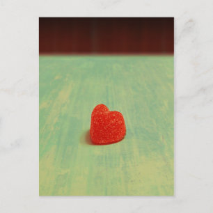 Heart Shaped Gumdrop Postcard