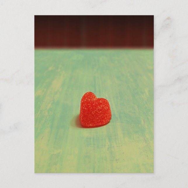 Heart Shaped Gumdrop Postcard (Front)