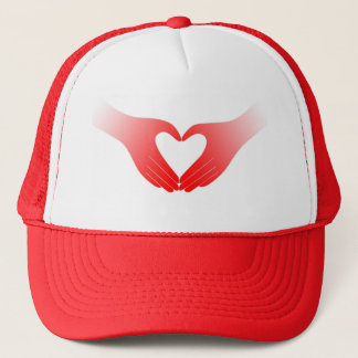 Heart Shaped Hands Trucker Hat