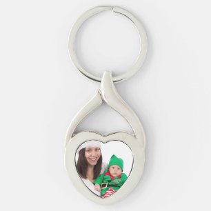 Heart Shaped Keychain personalised Photo
