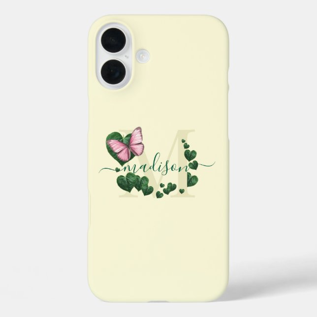 Heart-Shaped Leaves Bouquet Case-Mate iPhone Case (Back)