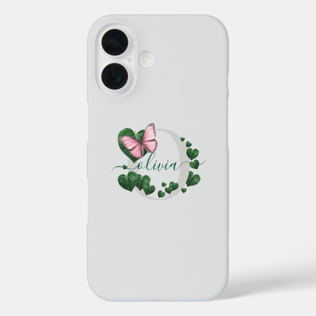 Heart-Shaped Leaves Bouquet Case-Mate iPhone Case (Back)