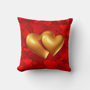 Heart Shaped Love Symbols Cushion