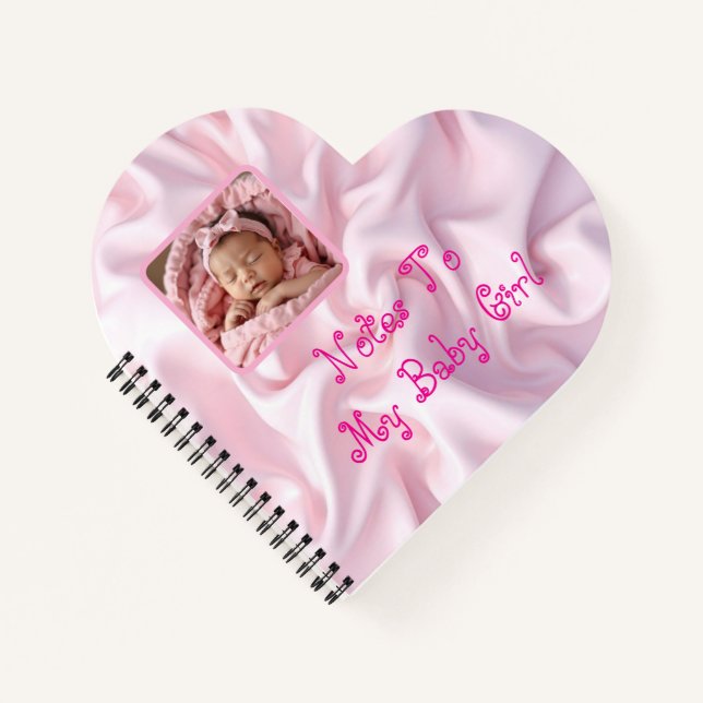 Heart Shaped Notes to My Baby Journal (Front)