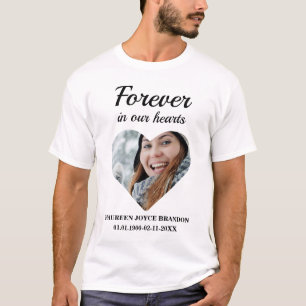 Heart shaped photo Forever in our hearts T-Shirt