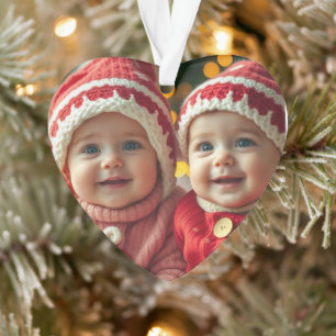 Heart Shaped Photo Ornament