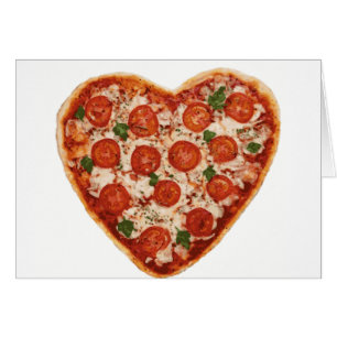 heart shaped pizza