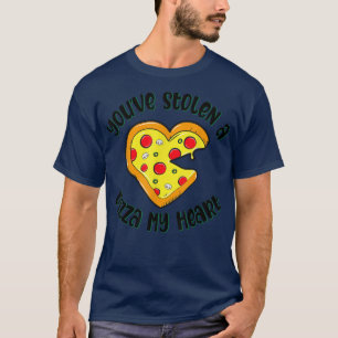 Heart Shaped Pizza T-Shirt Funny Foodie Tee for Me
