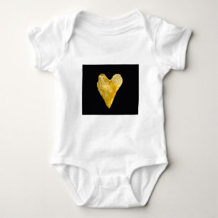 Heart Shaped Potato Chip Baby Bodysuit