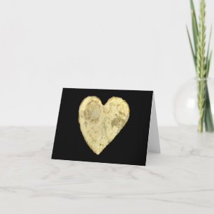 Heart Shaped Potato Chip Card