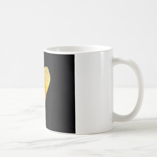 Heart Shaped Potato Chip Coffee Mug (Right)