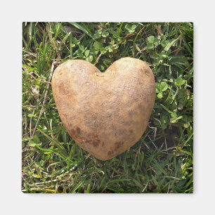Heart Shaped Potato Magnet