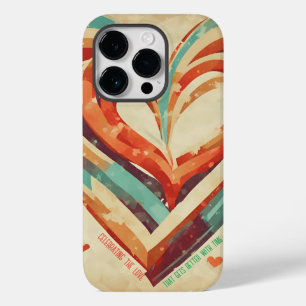 Heart-Shaped Retro Case-Mate iPhone 14 Pro Case