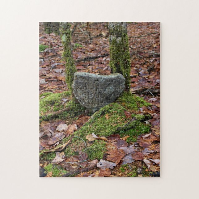 Heart-Shaped Rock Jigsaw Puzzle (Vertical)