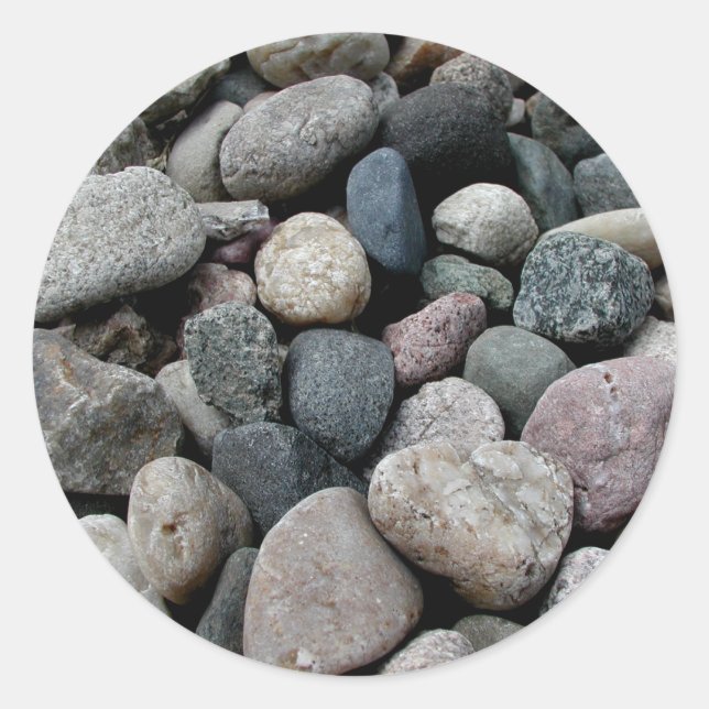 Heart Shaped Rock Sticker (Front)