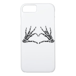 Heart-Shaped Skeleton Hands - Unique Art For Skele iPhone 8/7 Case