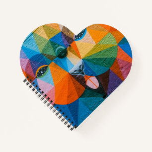 Heart Shaped Spiral Bound Notebook