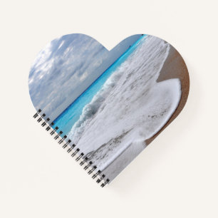 Heart Shaped Spiral Bound Notebook